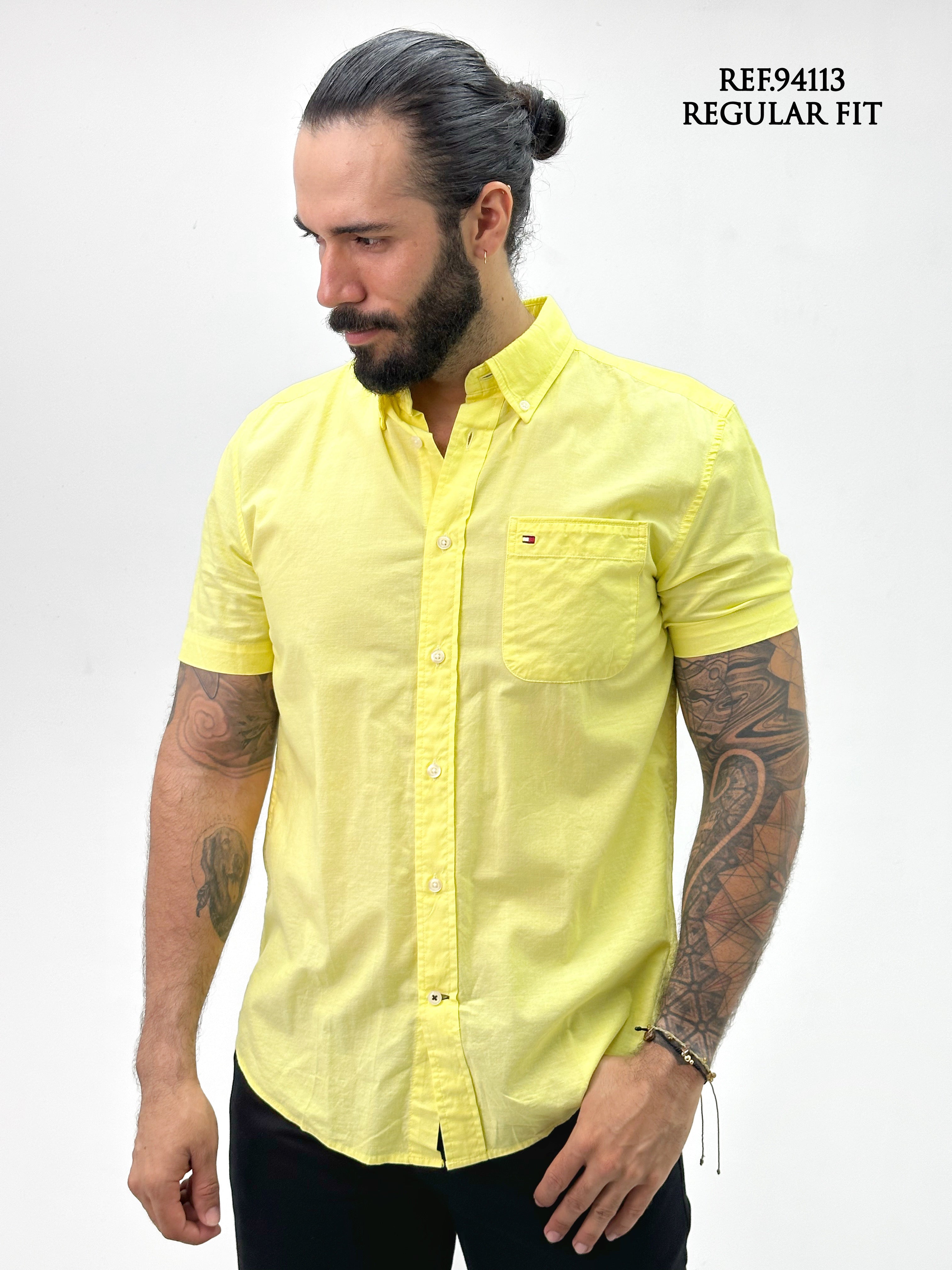 Camisa manga corta online tommy hilfiger